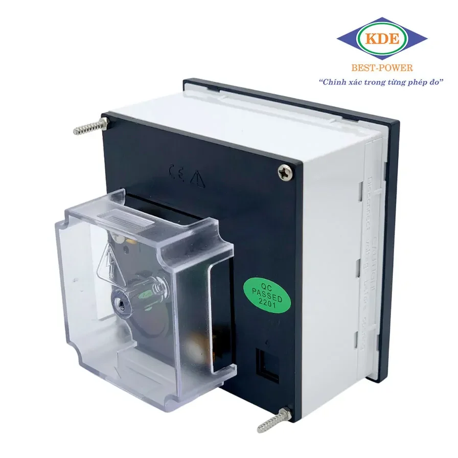 Cấu tạo đồng hồ đo ampe KDE như thế nào?