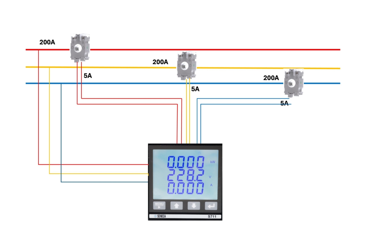 Hướng dẫn làm sơ đồ đấu dây công tắc chuyển mạch Ampe